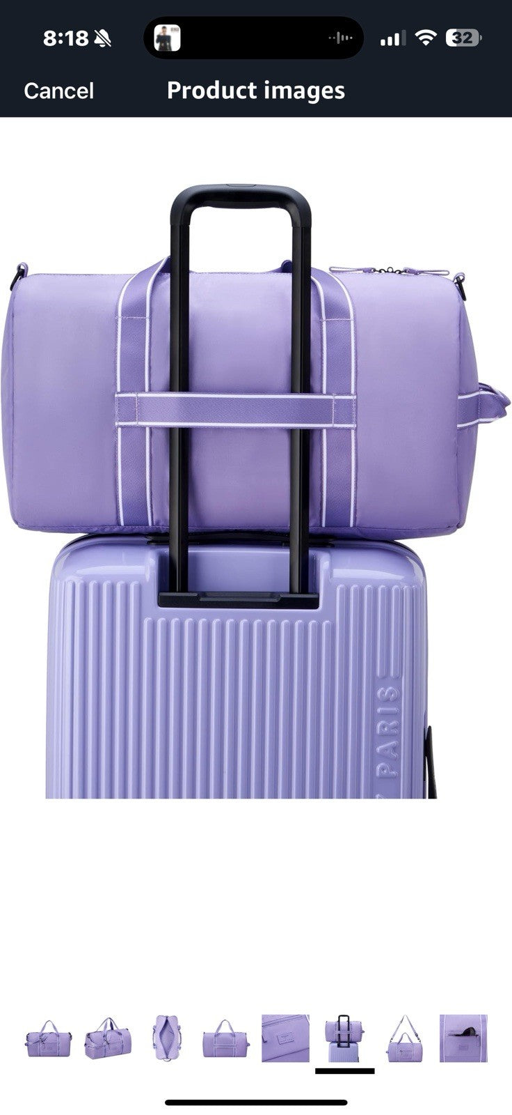florence by mills Sweet Escape Carry-On Duffle Bag