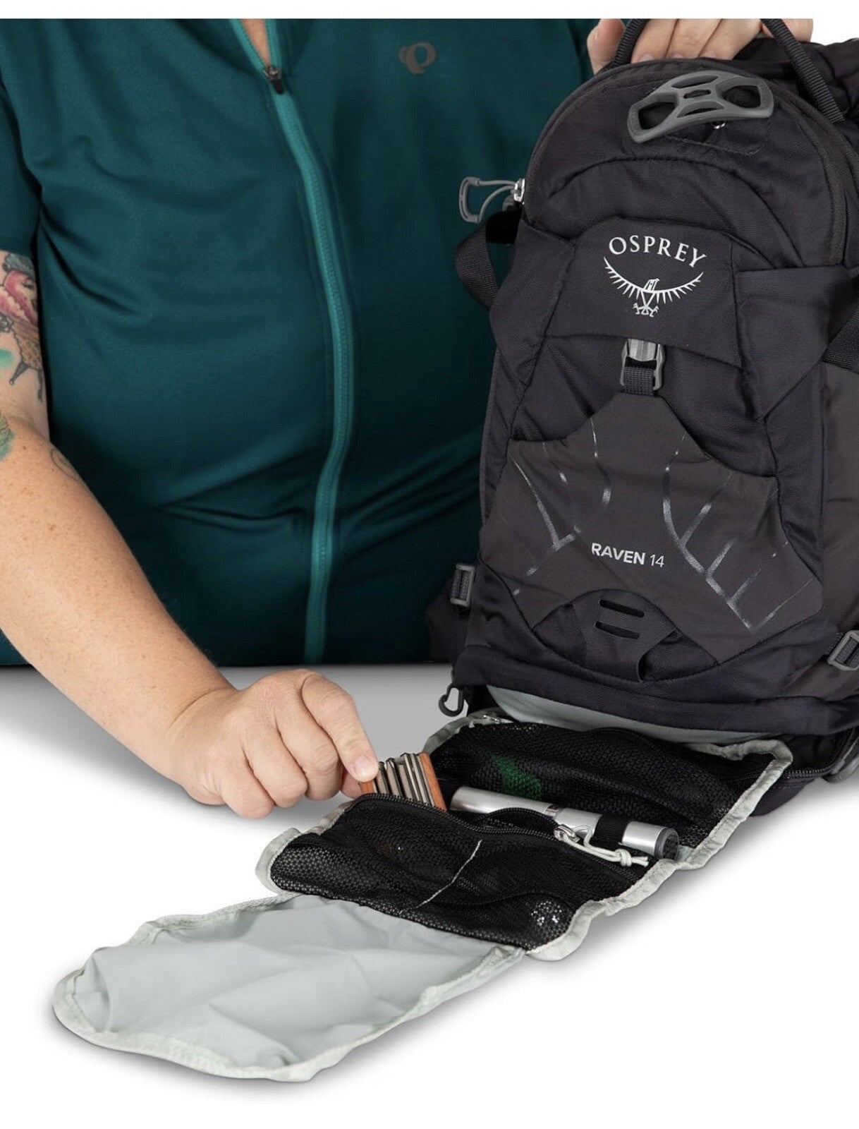 Osprey Raven 14L Women's Biking Backpack with Hydraulics Reservoir,