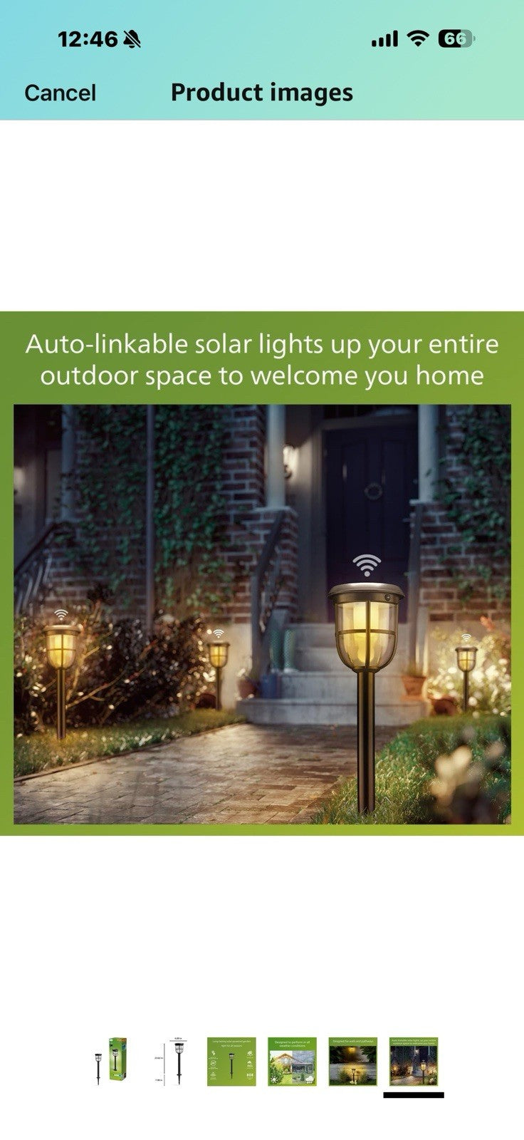 Philips Solar LED 1-Pack Ultra-Efficient Pathway Light - Radii, Automatically