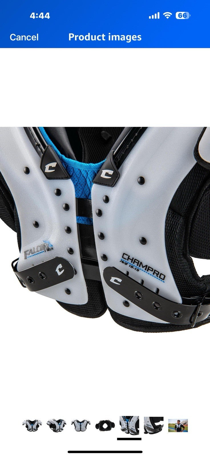 CHAMPRO Falcon Lineman Shoulder Pad X Large 