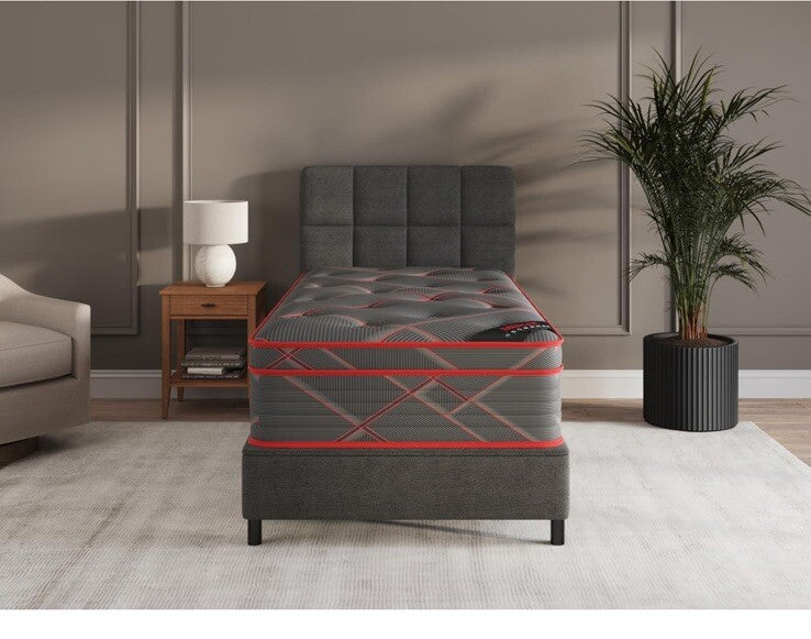 Ottomanson 13" Twin Mattress in a Box Made in USA, Medium-Firm 