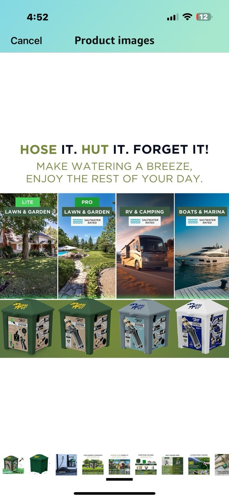 Garden Hose Holder System - Garden Hose Reel Alternative, Perfect 