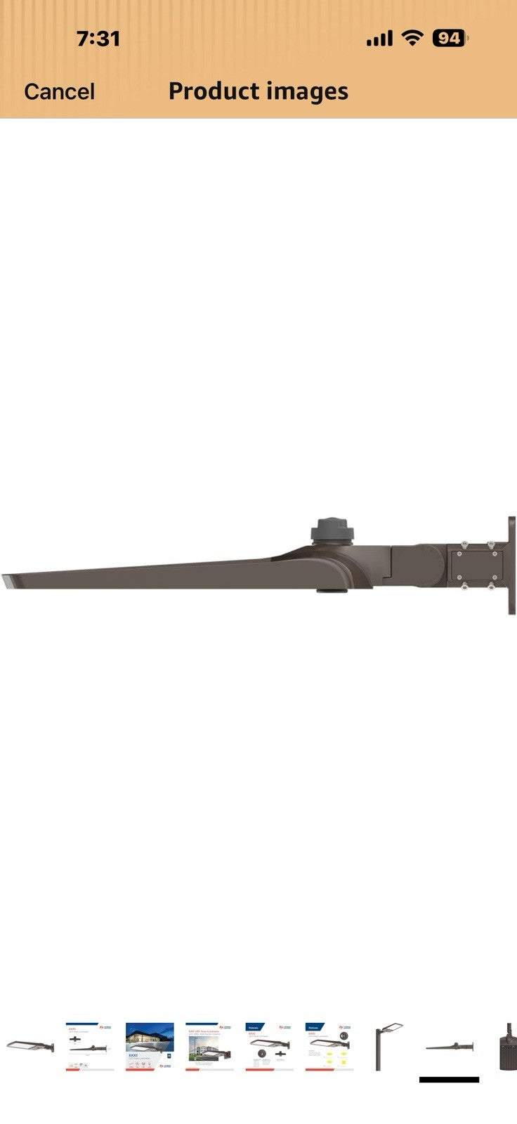Lithonia Lighting LED Outdoor Area Light Fixture, LED Parking Lot Light