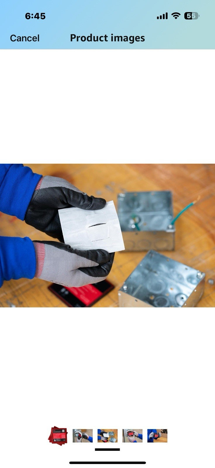 3M™ Fire Barrier Electrical Box Inserts EBI-4, 3.25 in x 3.25 in x 3/16 in, 40