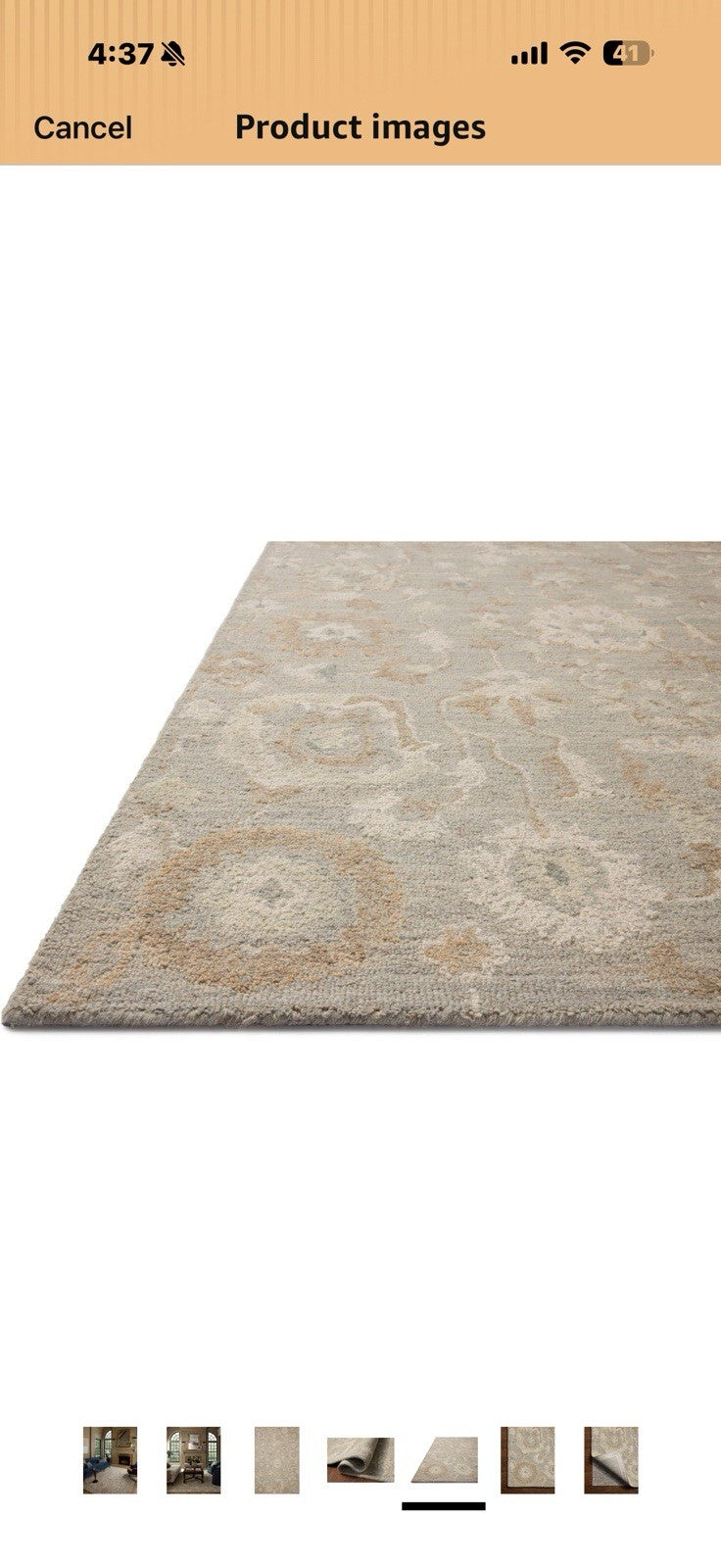 Loloi Chris Loves Julia Dorothea Collection DRT-01 Stone/Multi 5'-0" x 7'-6"