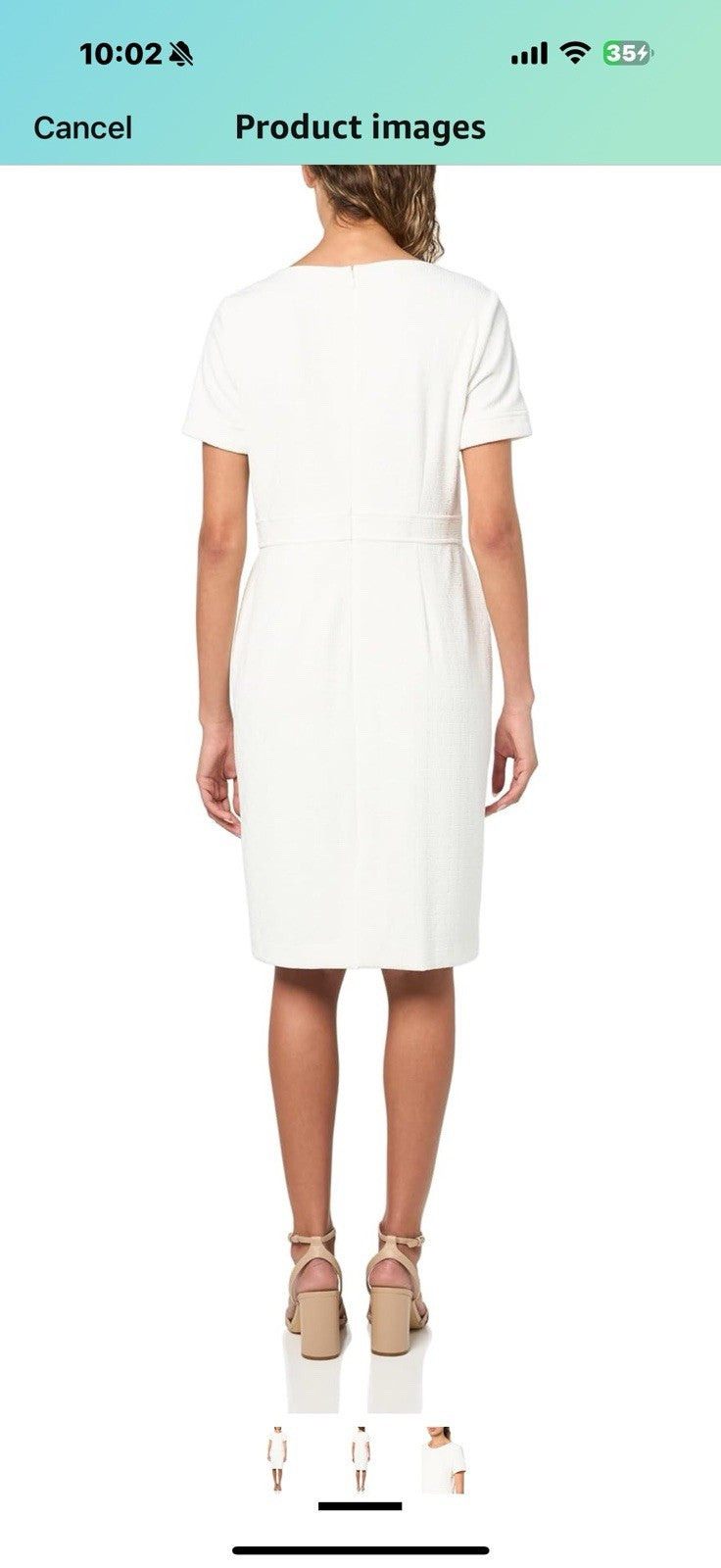 Tommy Hilfiger Women's Shortsleeved Everyday Flattering Sheath Dress Size 10