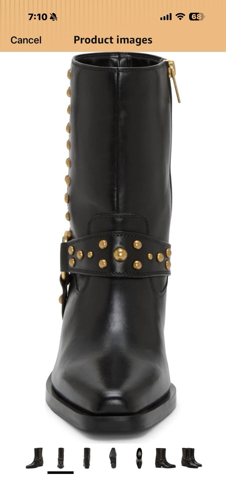 Vince Camuto Women's Roista Motorcycle Boot Size 8.5
