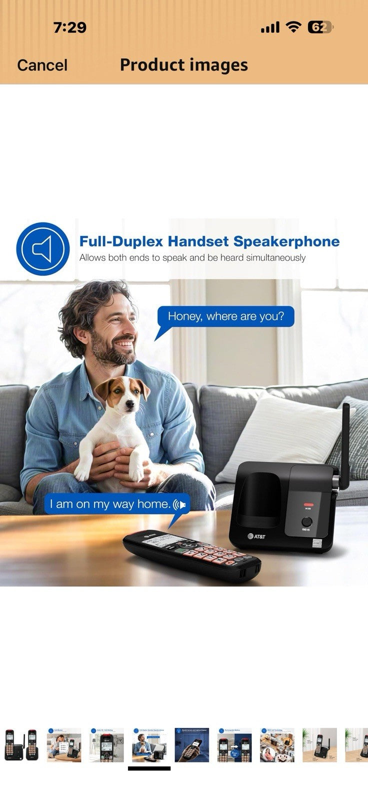 AT&T EL2131-21 2-Handset DECT 6.0 Cordless Phone with Call Blocker