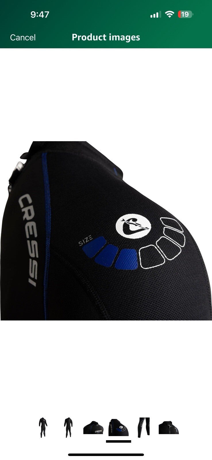Cressi 2.5 mm Neoprene Wetsuit for Scuba Diving and Snorkeling in Temperate XL