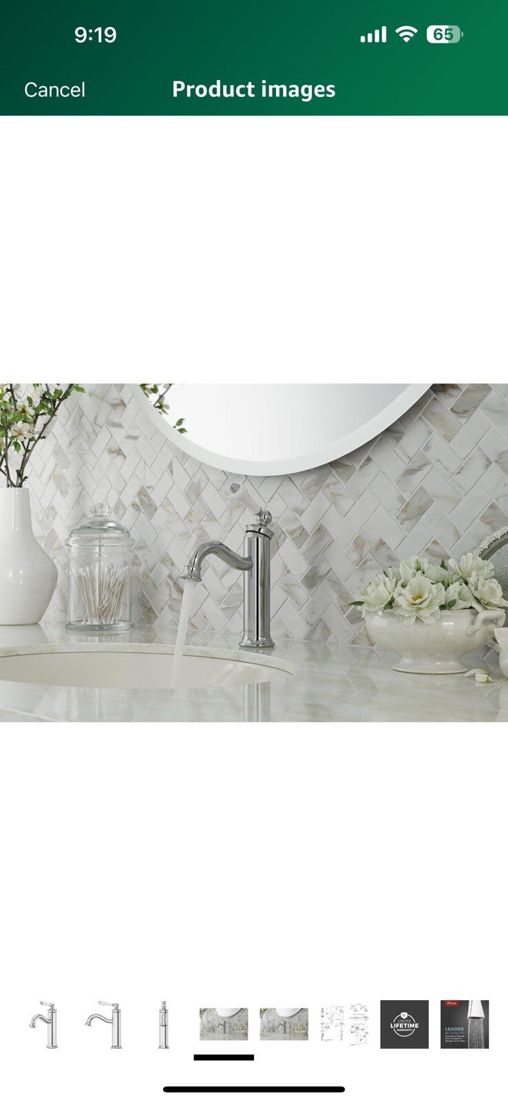 Pfister Courant Bathroom Sink Faucet, Single Control, 1-Handle, Single 