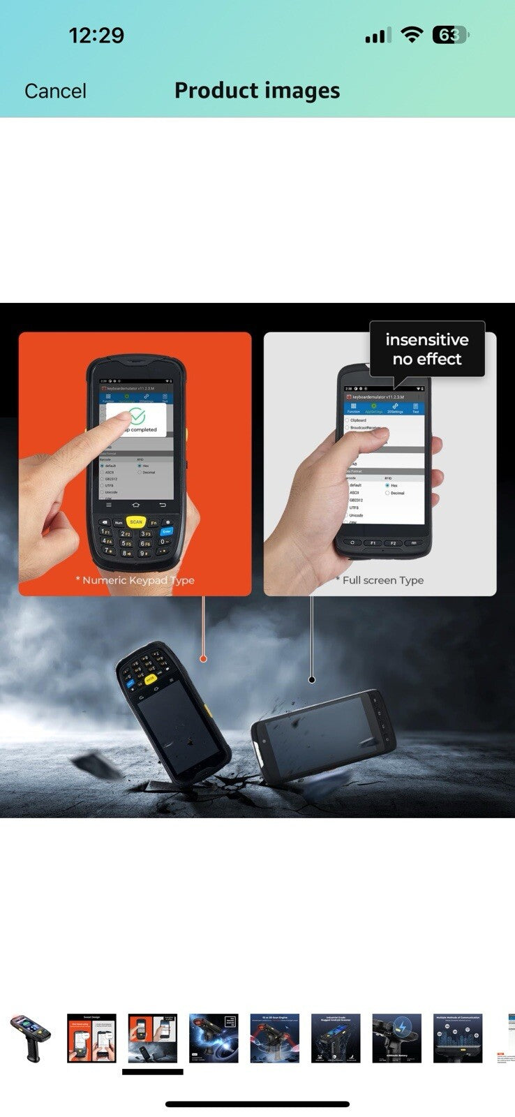 MUNBYN 084P 2024 New Android Barcode Scanner, Android 10 Scanner, 