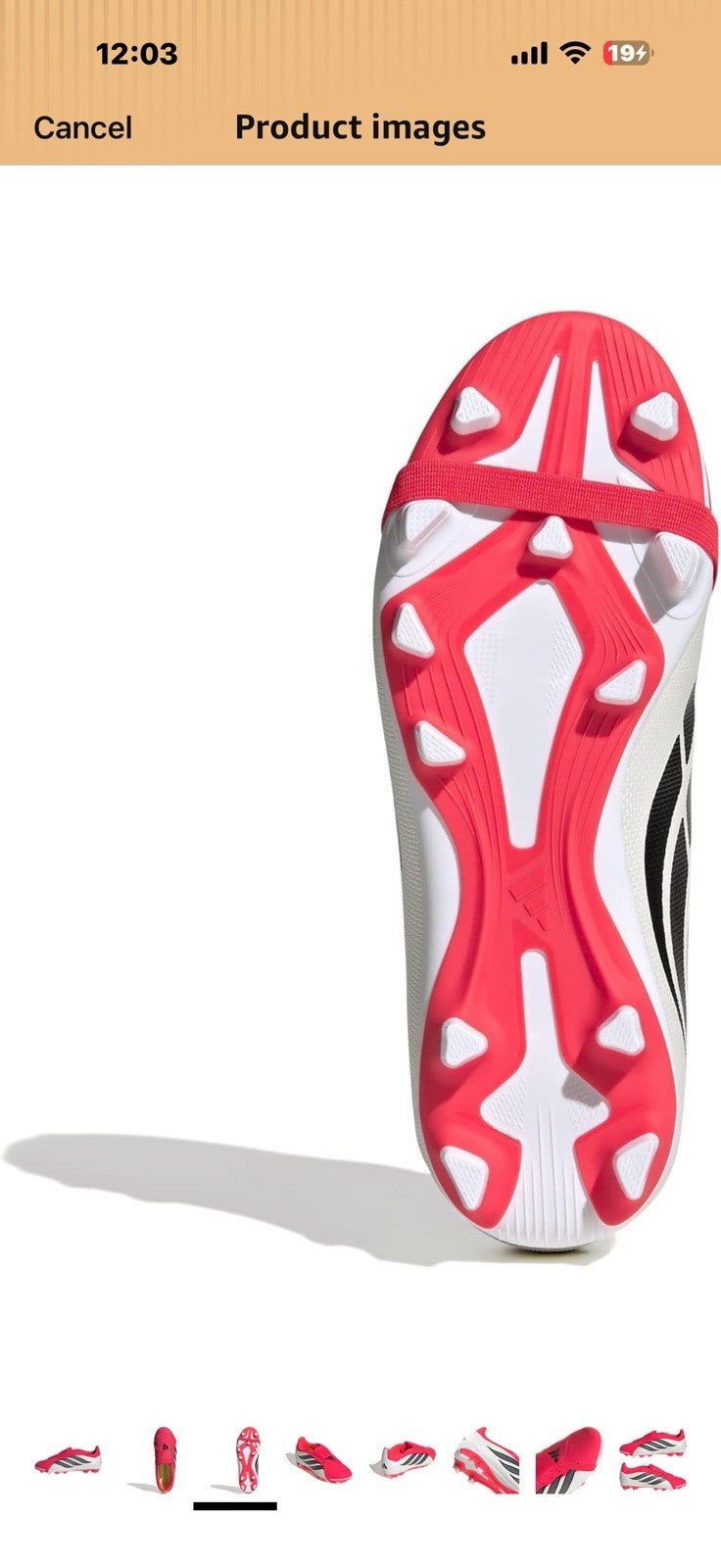 adidas Club Fold-Over Tongue Firm Ground/Multi G Size: 2 Big Kid 