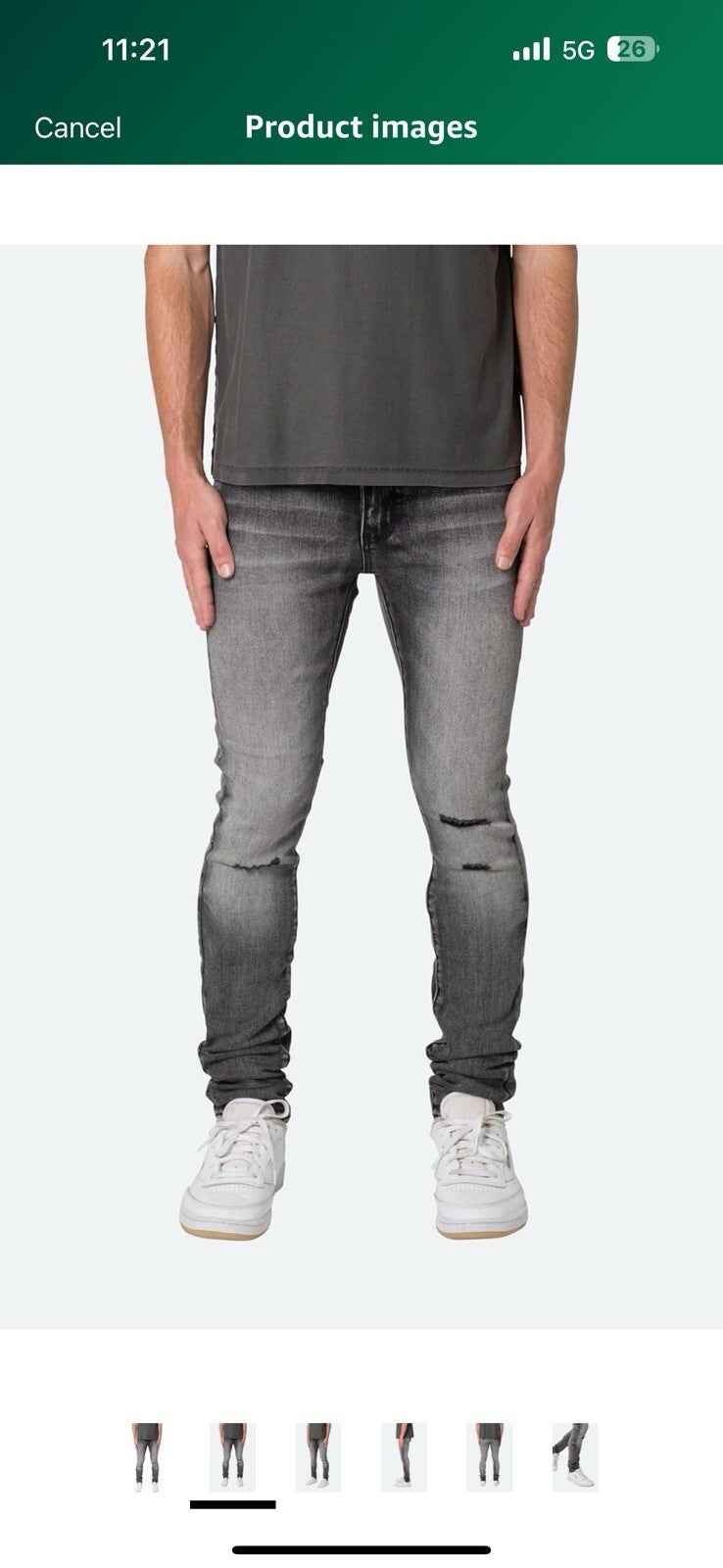 mnml Men's X542 Skinny Denim 40 Regular 