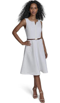 Calvin Klein Women's Scuba Aline Casual Sleeveless Dress Size 4