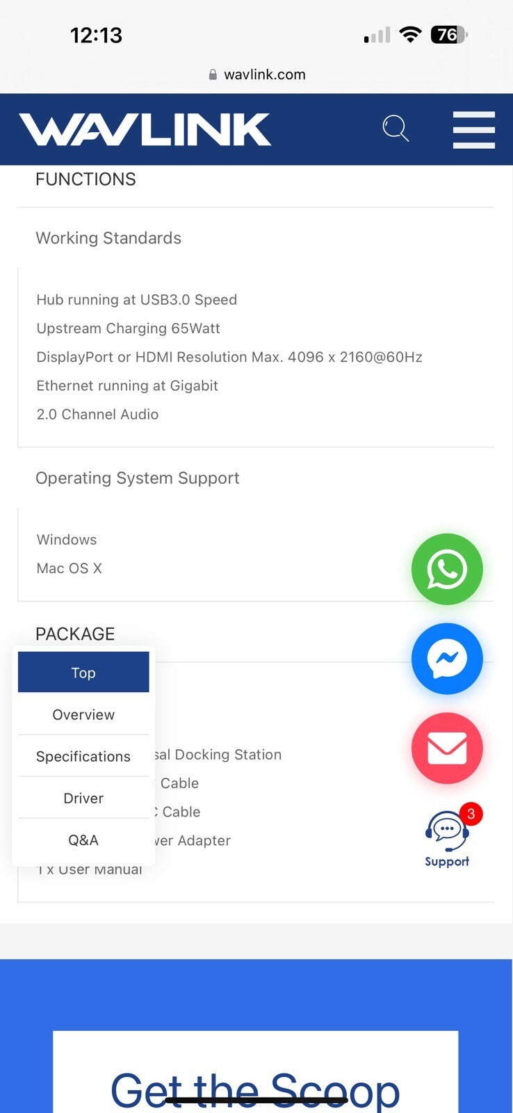 WAVLINK USB C Docking Station