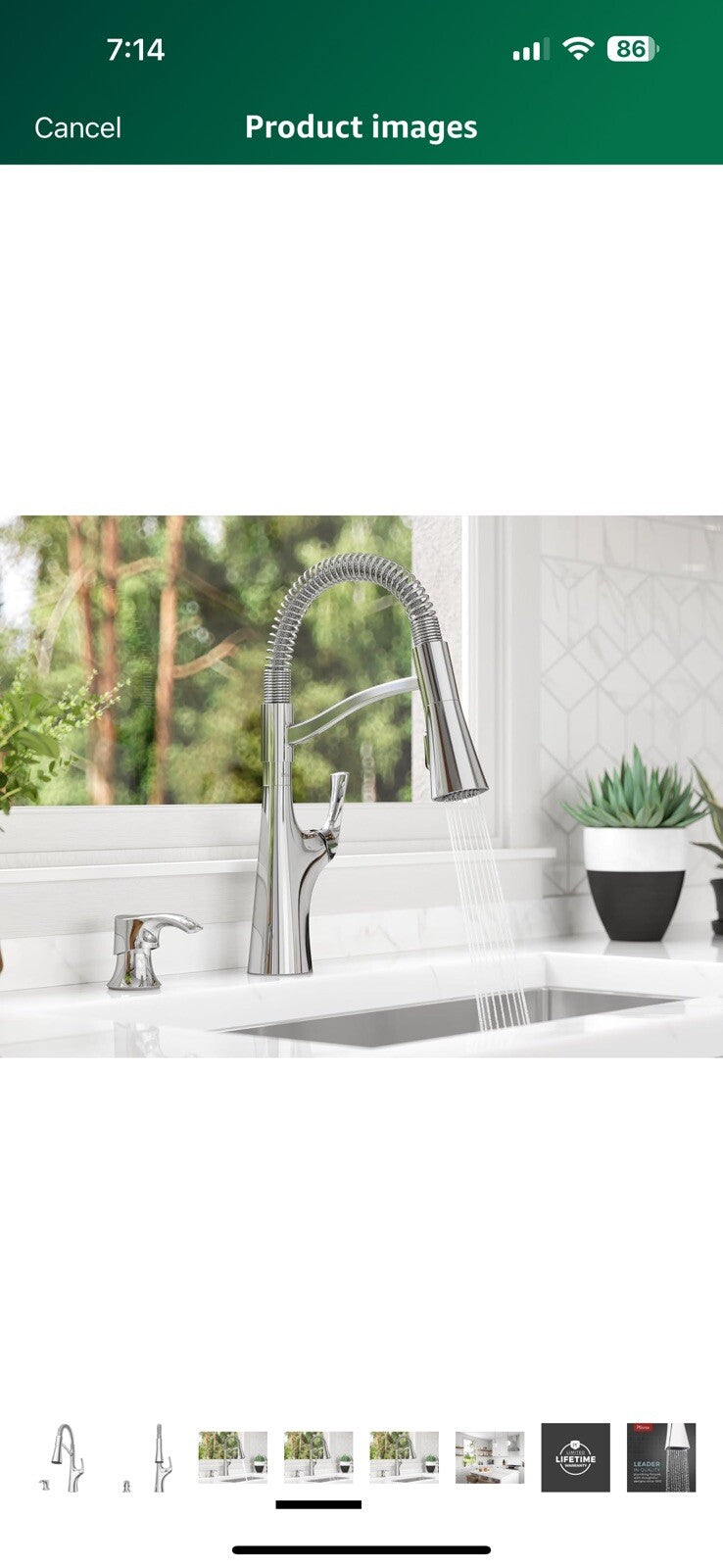 Pfister Ladera Commercial Culinary Kitchen Faucet with Pull Down Sprayer