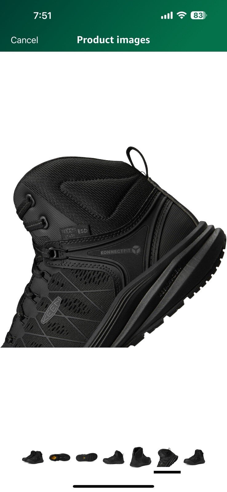KEEN Utility Women's Vista Energy Mid Height Composite Toe ESD 7.5 Wide