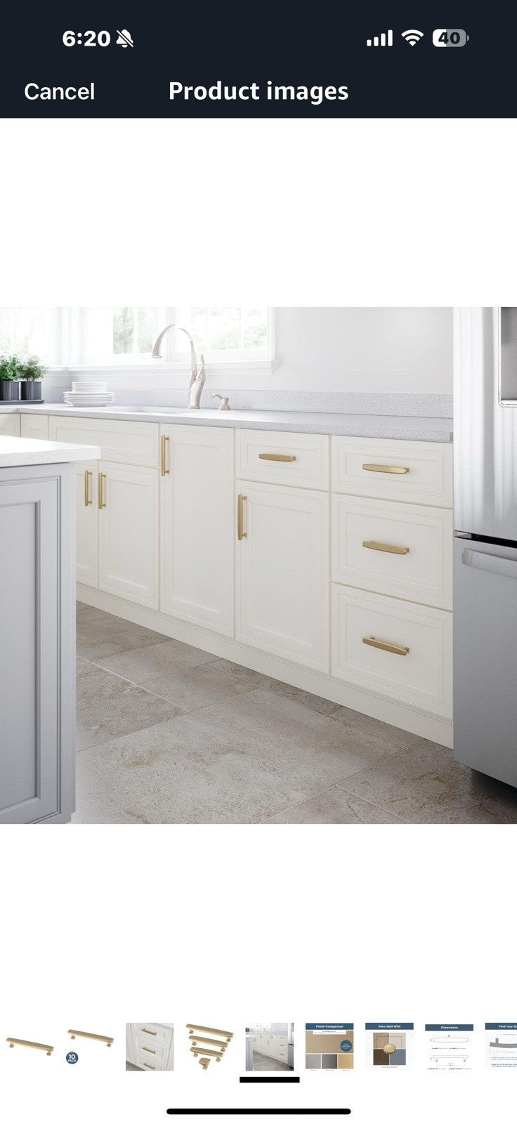 FRANKLIN BRASS Beveled (10-Pack) Cabinet Handles 5-1/16" Hole Center
