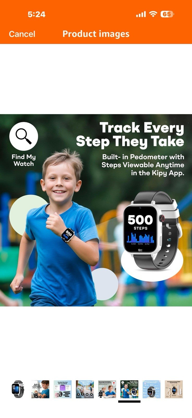 Kipywatch Smart Watch for Kids - Kids Smart Watch with GPS Tracker