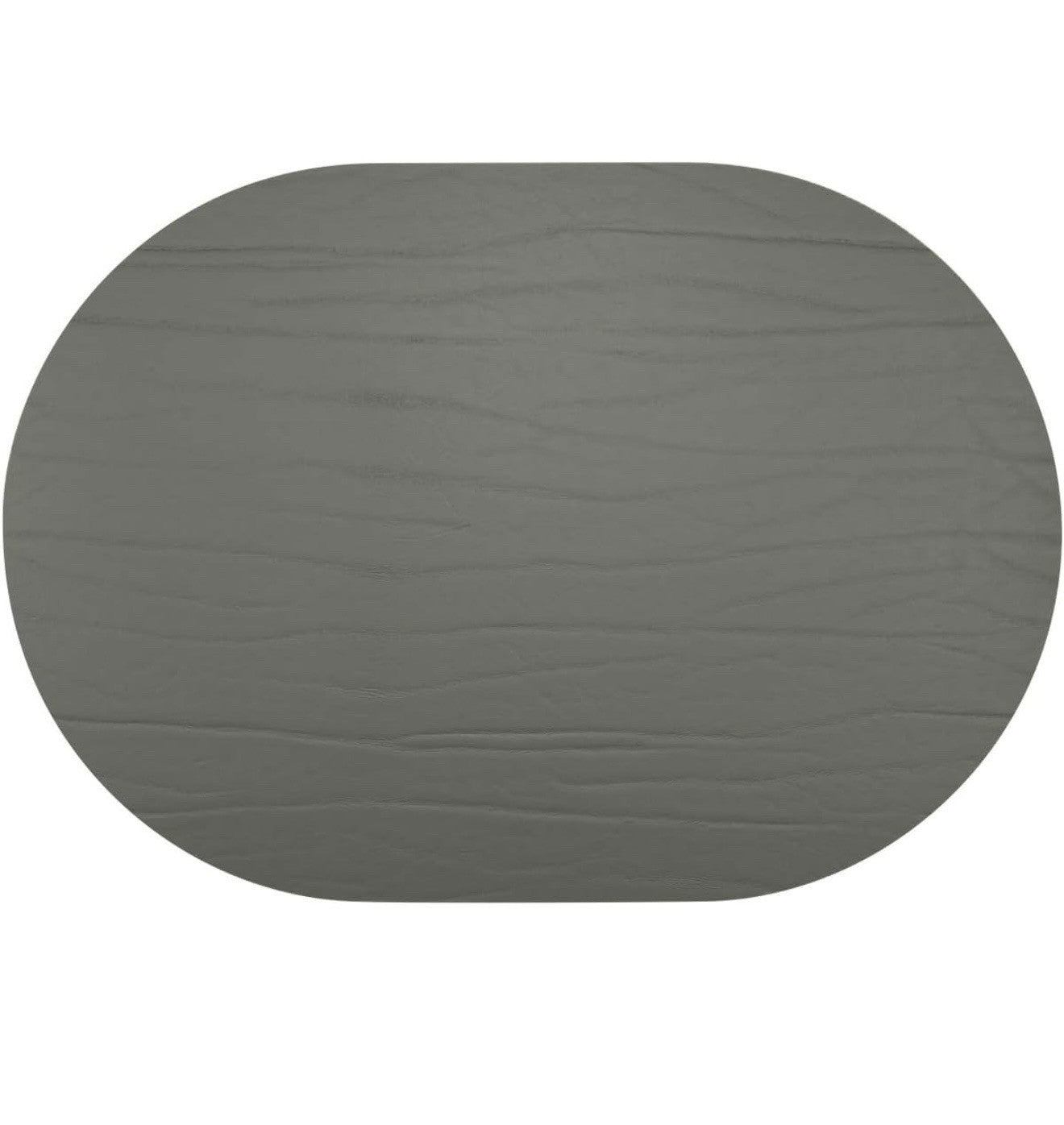 Fortessa Strata Leather Placemat, 13.3 x 16.5 Oval Placemat (Set of 4)
