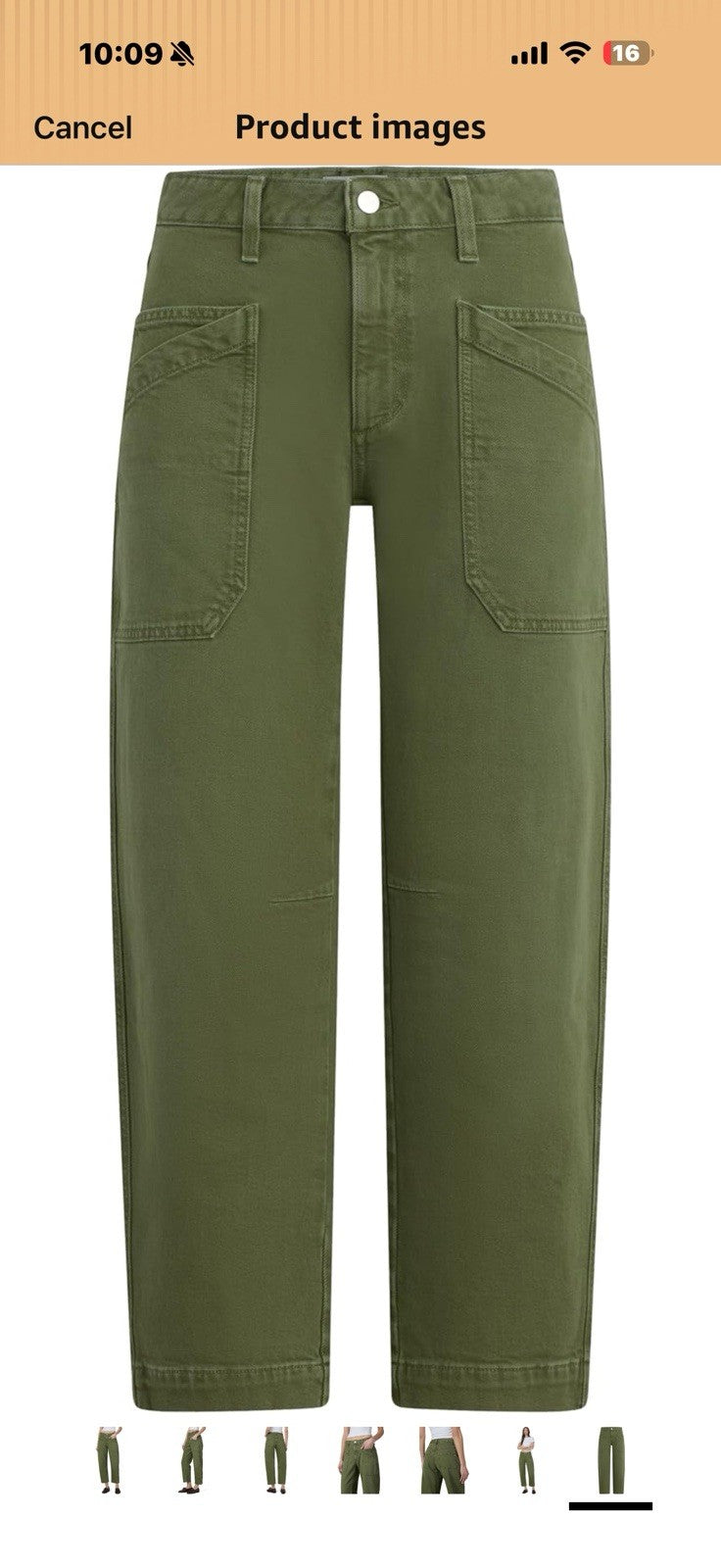 Joe's Women's The High Rise Double Pocket Barrel Jean