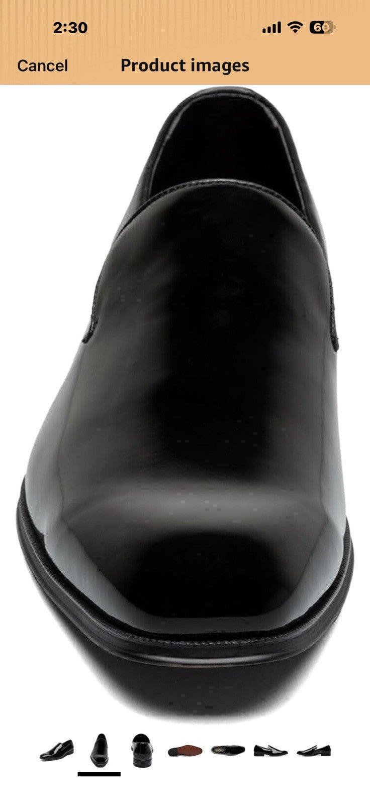 Florsheim Mens Alzano Plain Toe Slip on Size 11