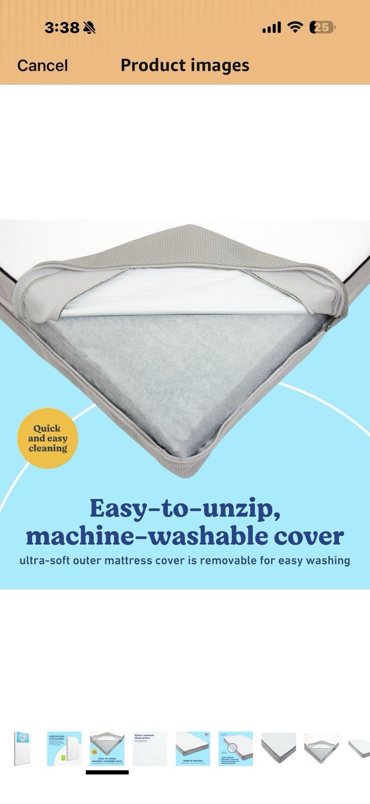Graco Basics 5-Inch Crib & Toddler Mattress — Premium Ultra-Soft Crib