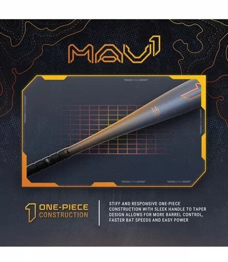 Easton 2025 | MAV1 Baseball Bat | BBCOR | -3 Drop | 2 5/8" Barre 31 Inch 
