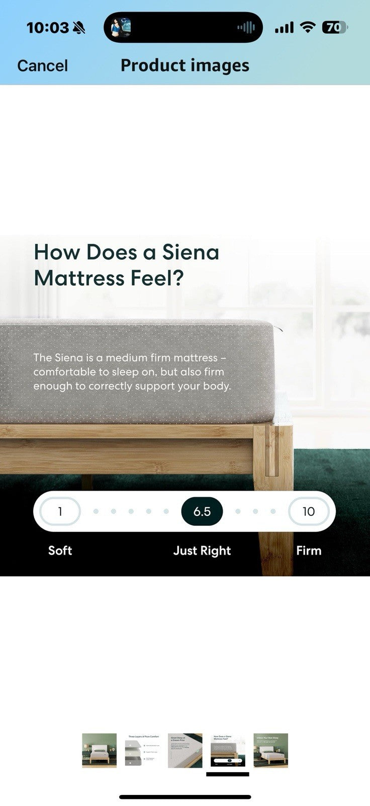 Siena 6" Full Foam Mattress - Medium Firm - 180 Night Trial - Premium 