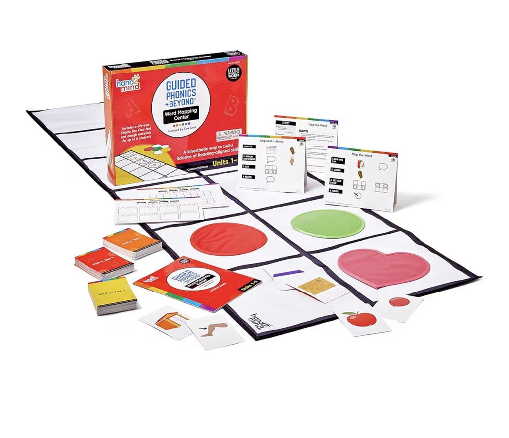 hand2mind Guided Phonics + Beyond Word Mapping Center, Units 1-3, 