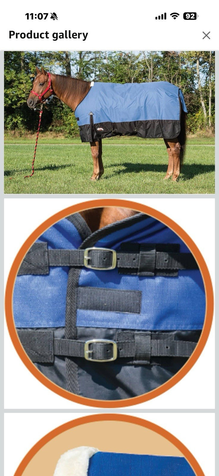 Weaver Leather Economy Turnout Horse Blanket - Waterproof Ripstop