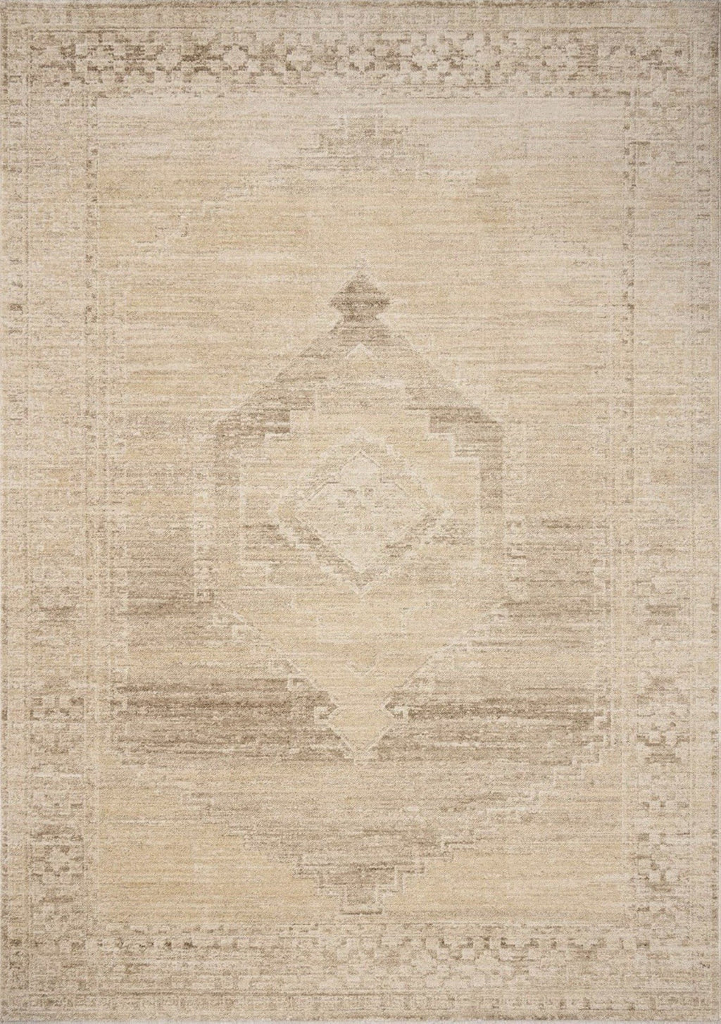 Loloi Chris Loves Julia Palma Collection PLM-07 Wheat/Taupe 5'-3" x 7'-6" 