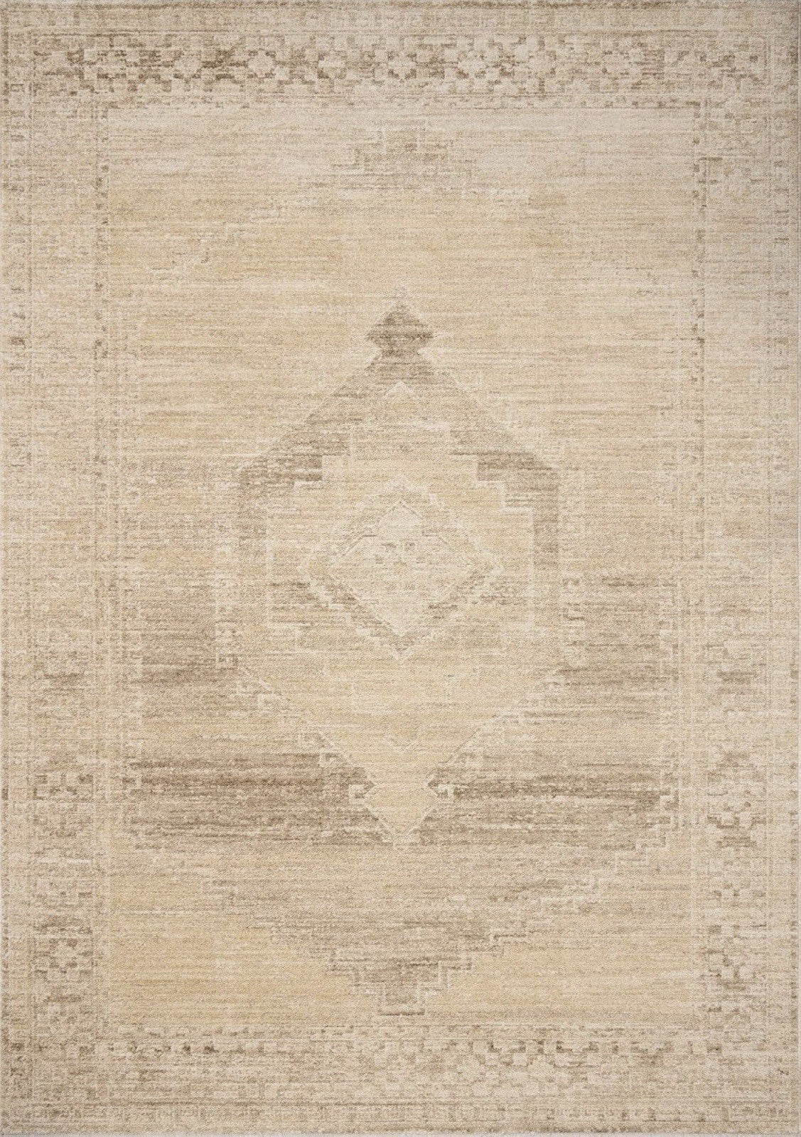 Loloi Chris Loves Julia Palma Collection PLM-07 Wheat/Taupe 5'-3" x 7'-6" 