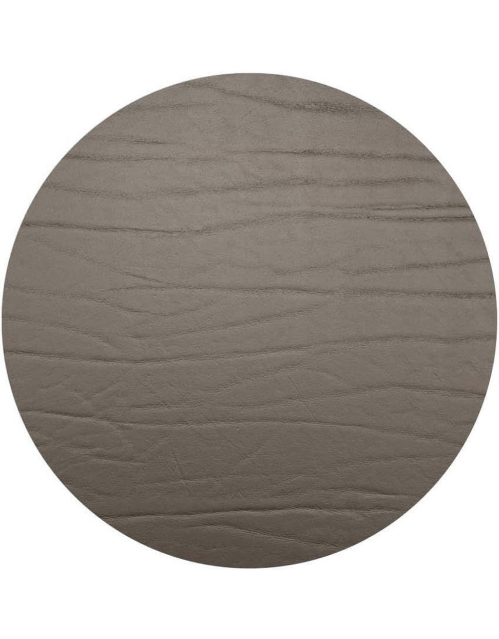 Fortessa Strata Leather Placemat, 13" Round Placemat (Set of 4), Espresso