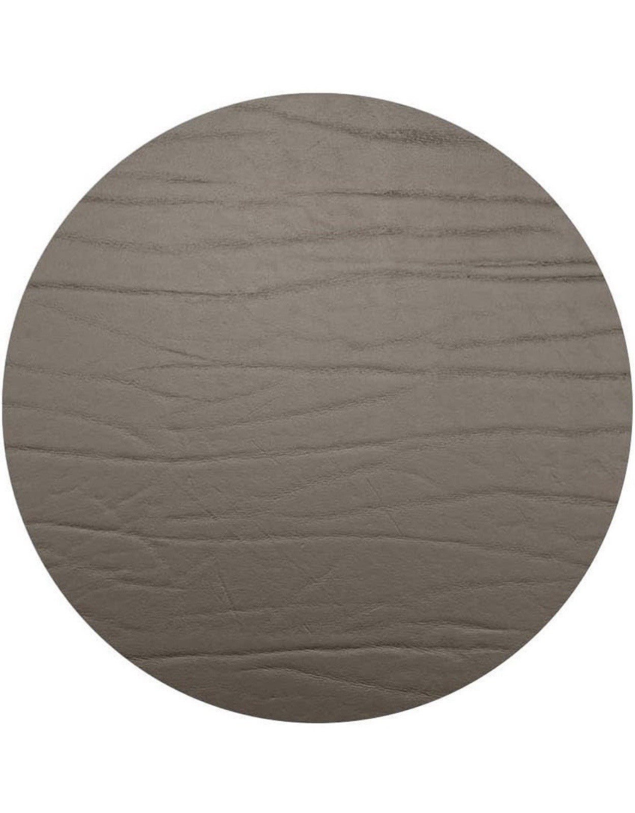 Fortessa Strata Leather Placemat, 13" Round Placemat (Set of 4), Espresso