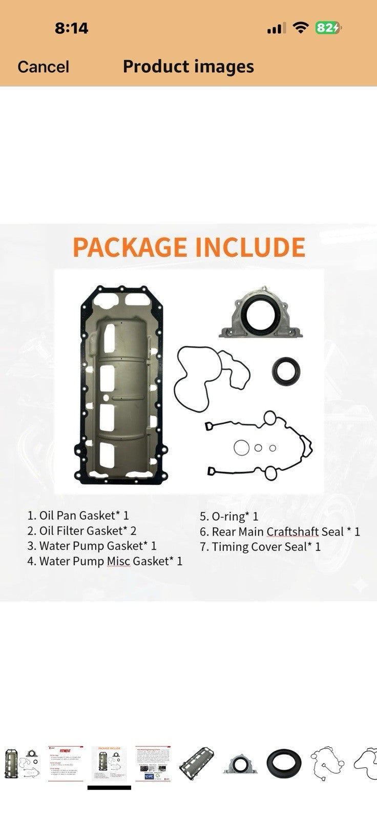 OEM Replacement Engine Conversion Gasket Set for V8 5.7L – Fits 05-21 Chrysler 