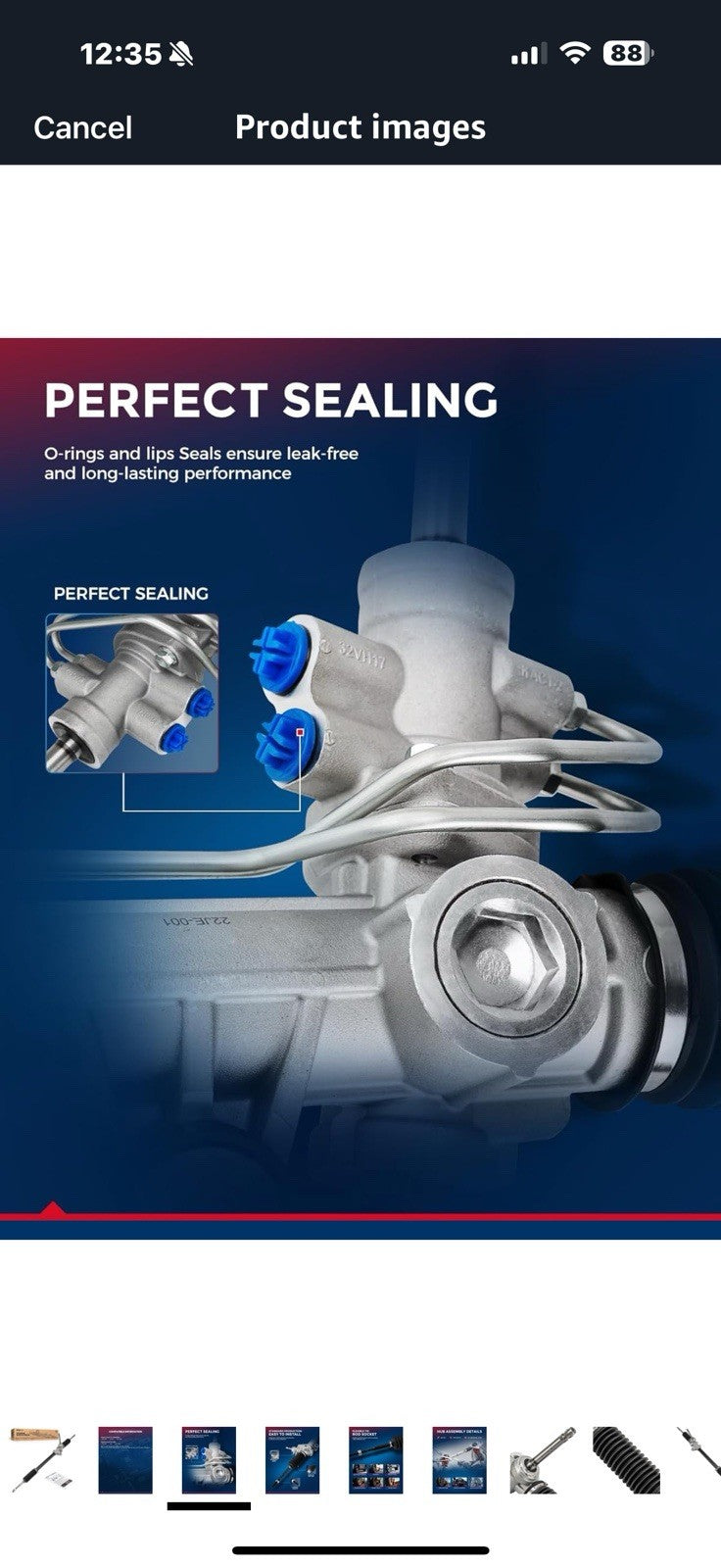 KAX Manual Steering Rack and Pinion Compatible with Hyundai Accent 2012