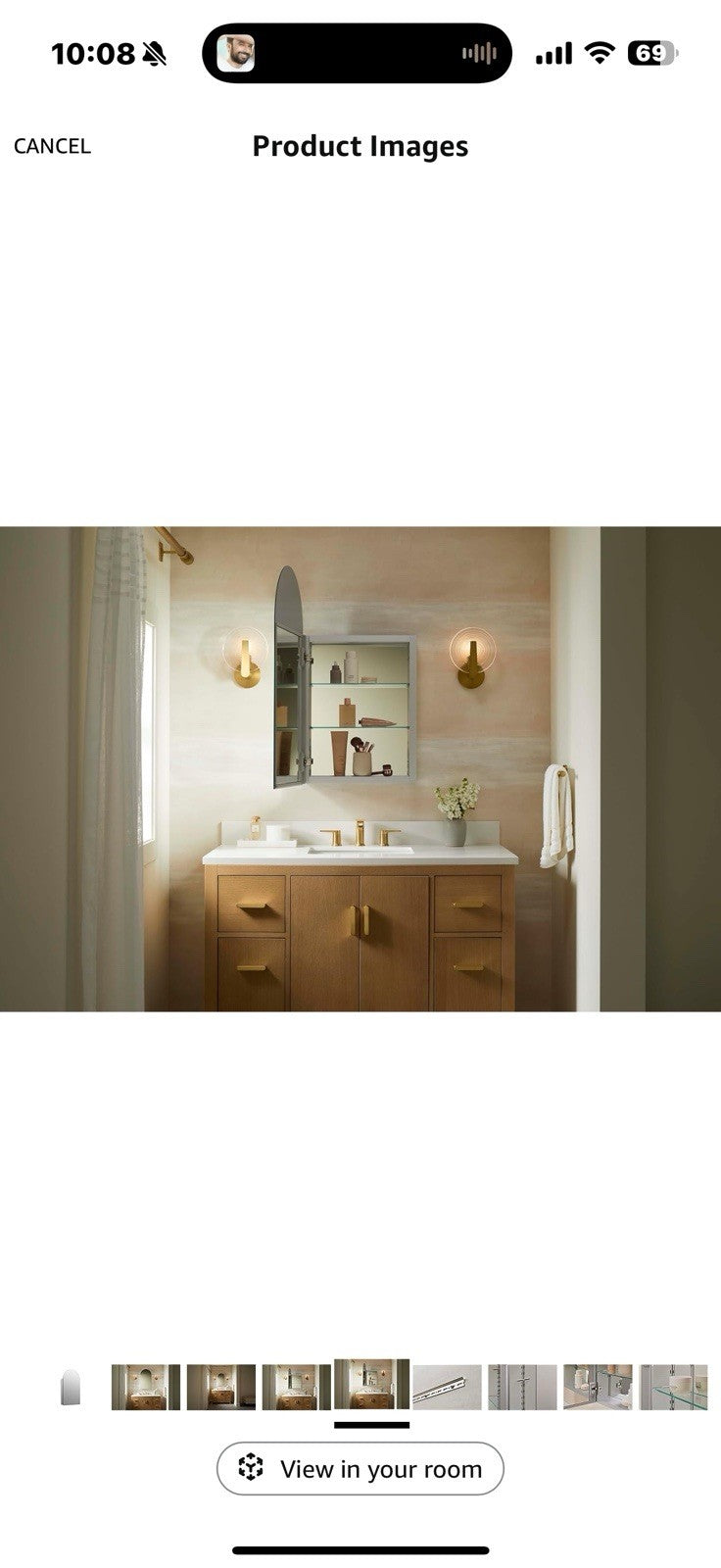 KOHLER Embark Medicine Cabinet, Deep Storage with Adjustable Shelves 