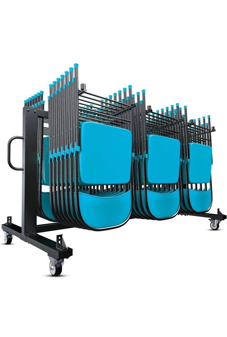 Mobile Cart Of Furniture Hawkins Heavy Duty Folding Table and Chairs