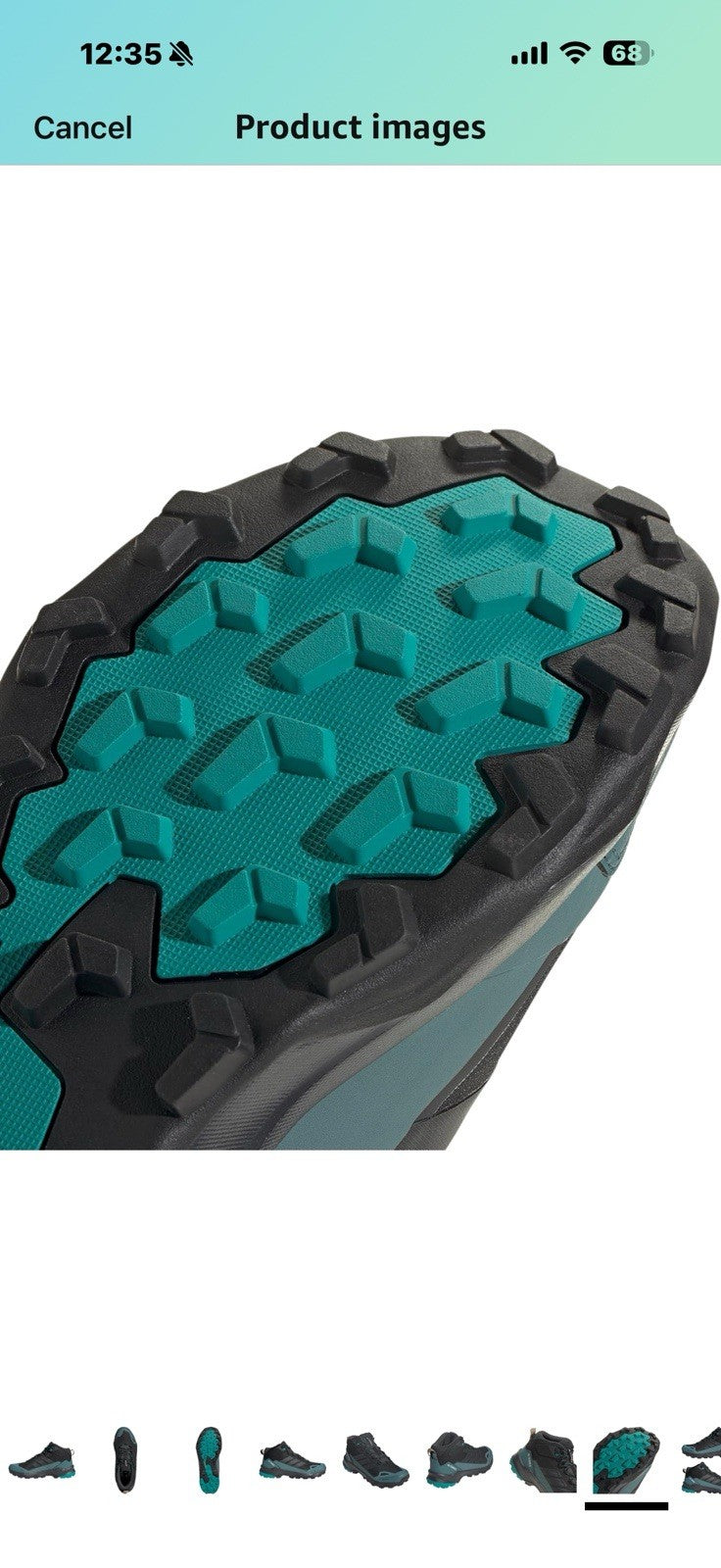 adidas Men's Terrex Skychaser Ax5 Mid Top Gore-tex Hiking Shoe Size 11.5