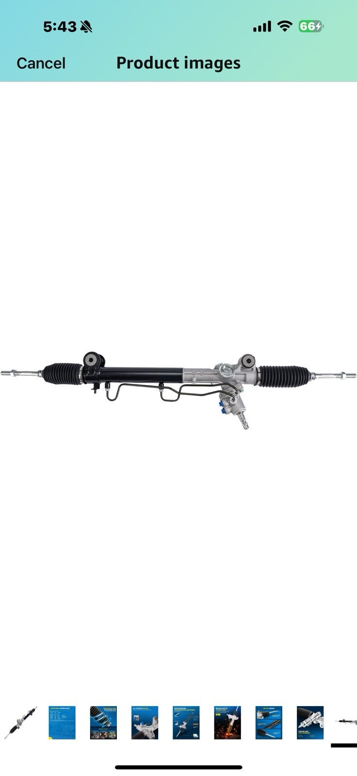 PHILTOP Power Steering Rack and Pinion Compatible with Toyota Camry 