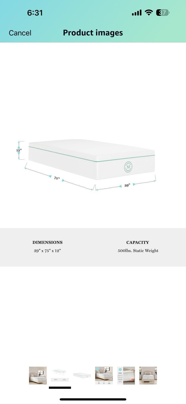 Martha Stewart SleepComplete Twin Mattress in a Box, Medium-Firm Triple-Action