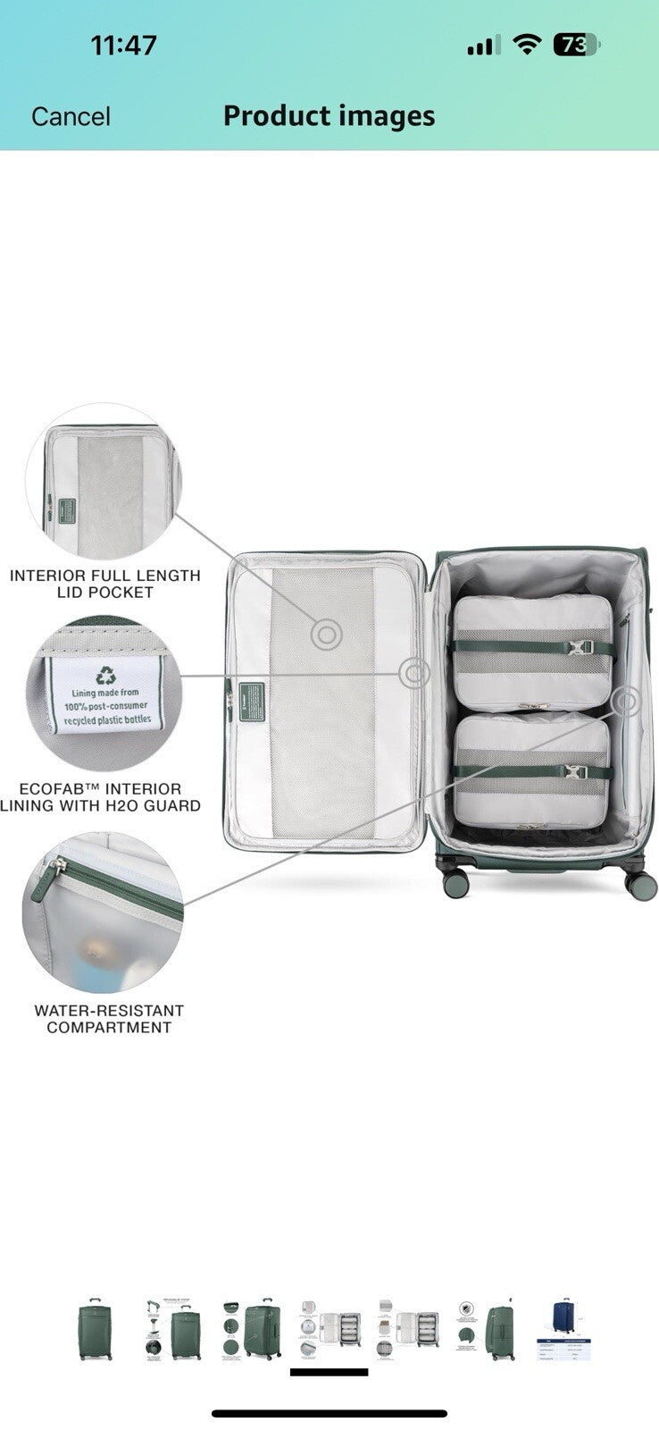 Travelpro VersaPack+ Lightweight Softside Expandable Checked Luggage, 29 Inch 