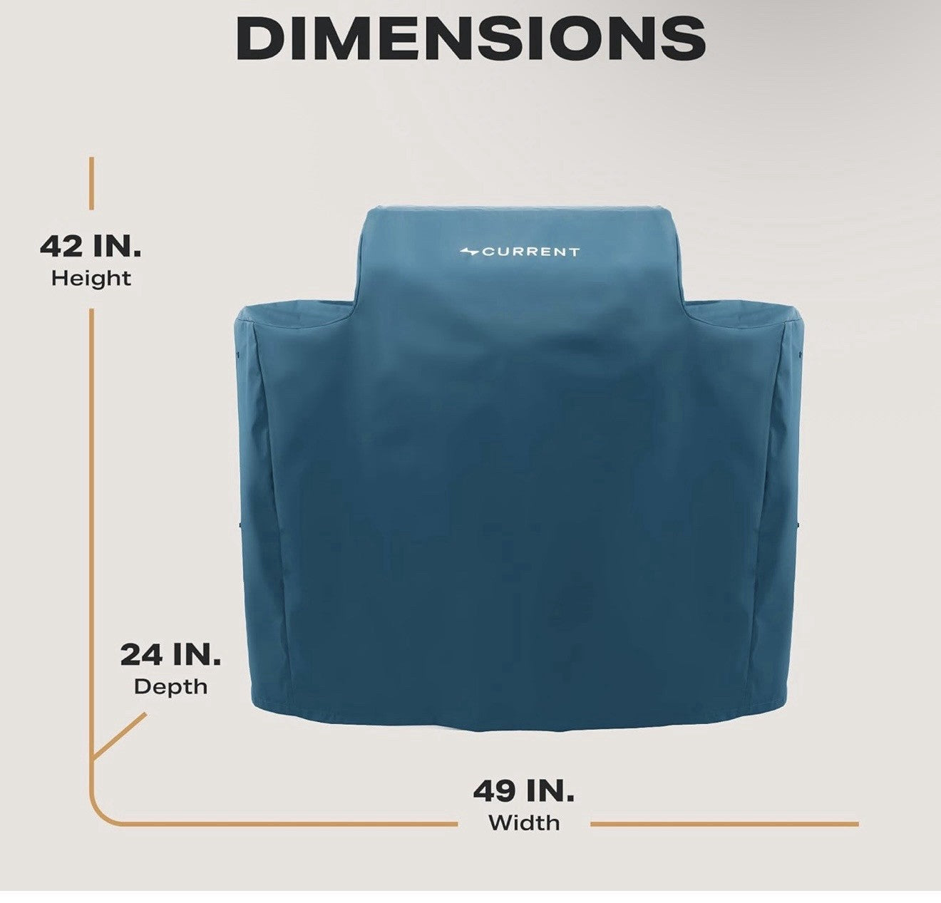 Current® SoftFlex Grill and Griddle Cover, Custom Sized to Fit Both Current
