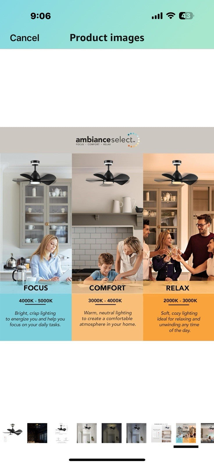 GLOBE Electric 37000106 30" Ceiling Fan with LED Light, Nightlight, Remote 