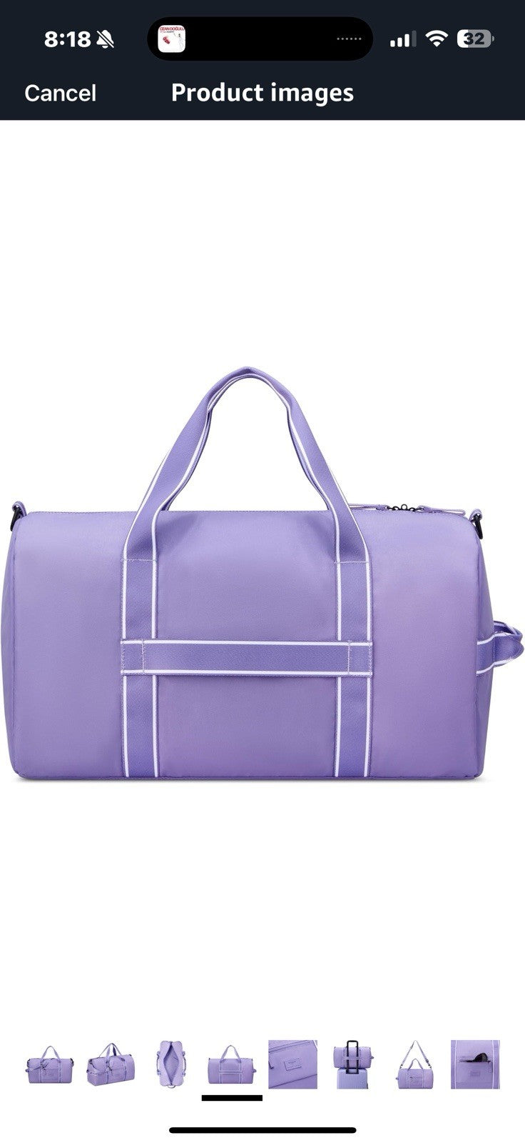 florence by mills Sweet Escape Carry-On Duffle Bag