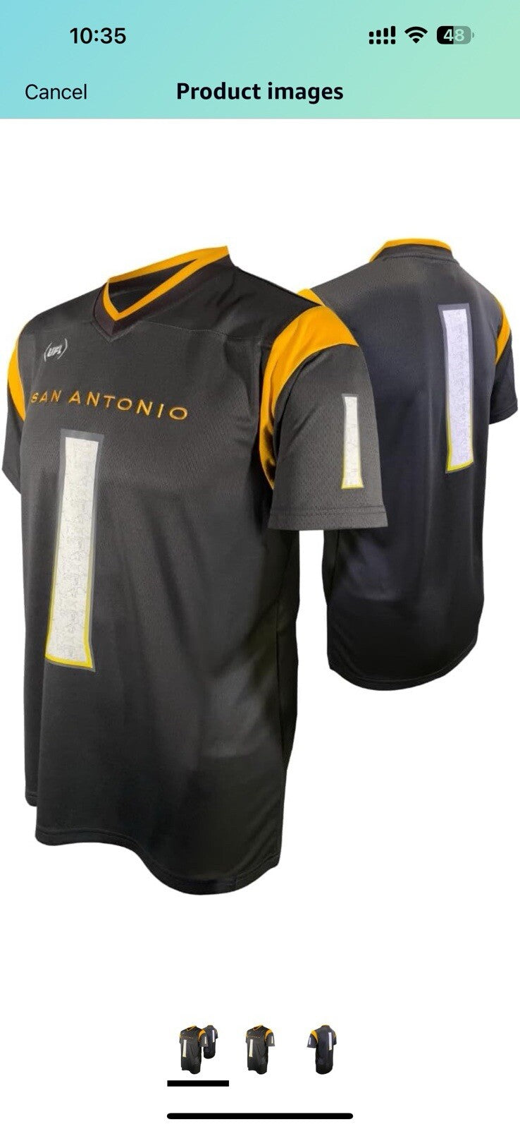 Men's Ufl San Antonio Brahmas, Large
