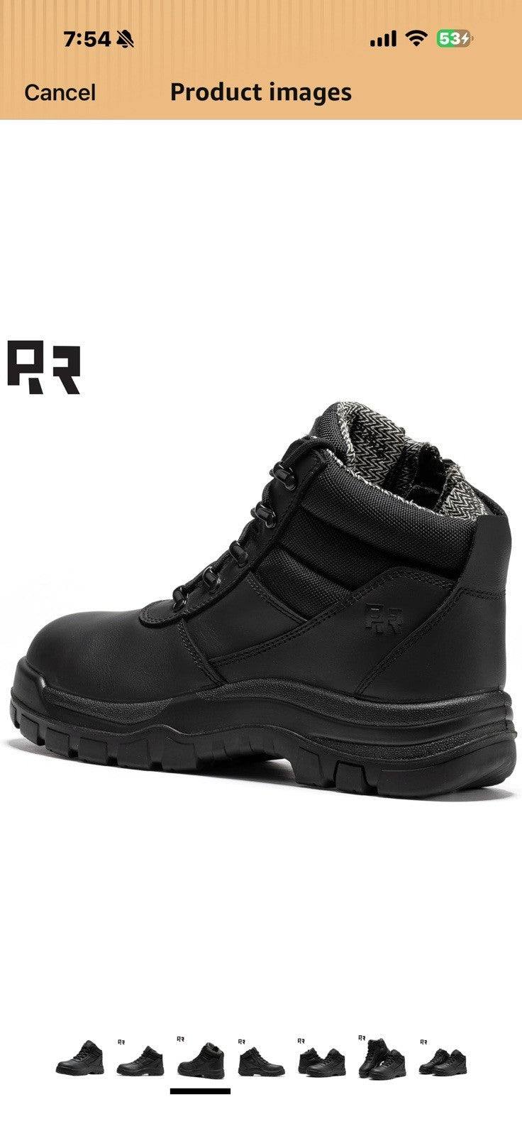 ROCKROOSTER 5 Inch Wheat Oxford Work Boots for men, Composite