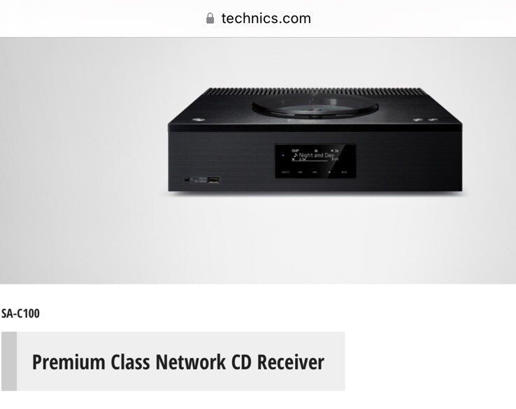 Technics SA-C100 Premium Class Network CD Receiver