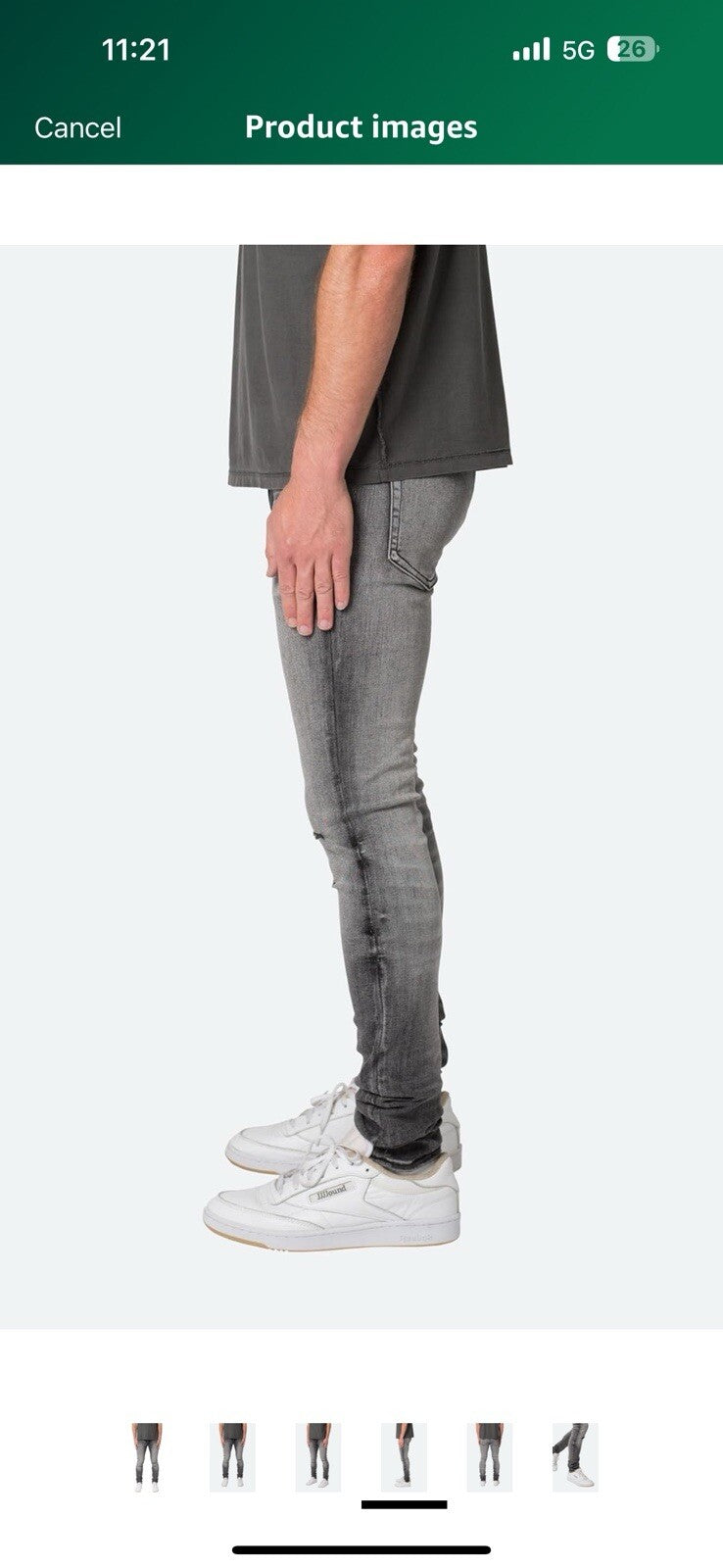 mnml Men's X542 Skinny Denim 40 Regular 